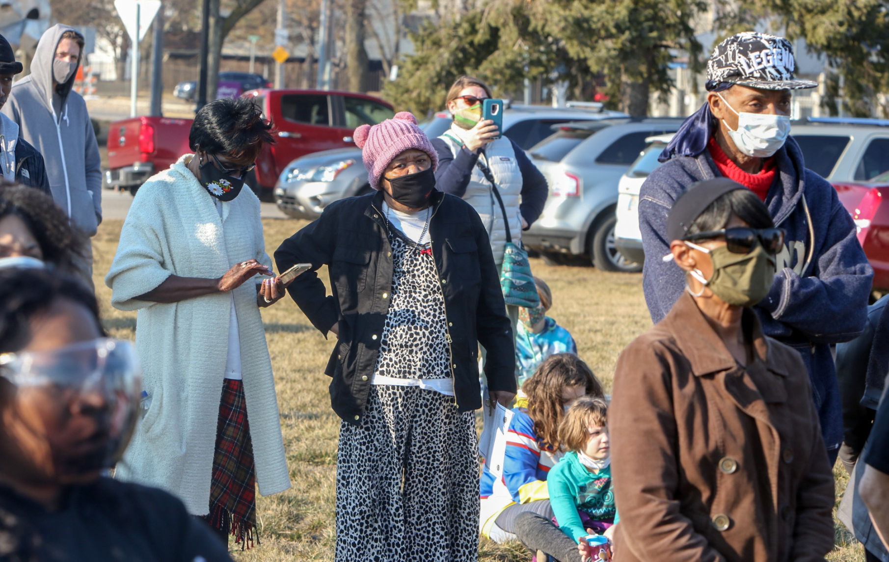 Protest, Michigan City mayor